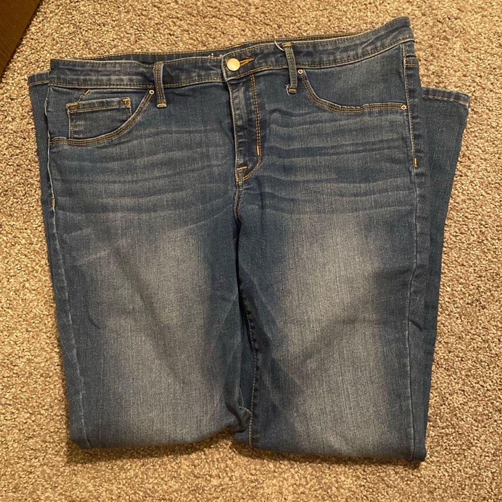 Comfy blue jeans